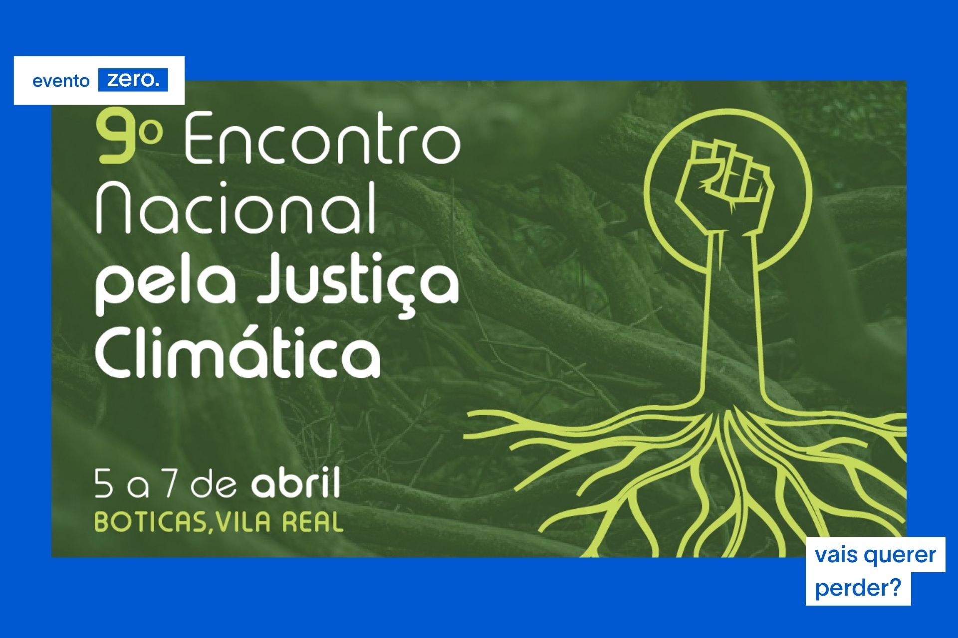 9.º Encontro Nacional  pela Justiça Climática