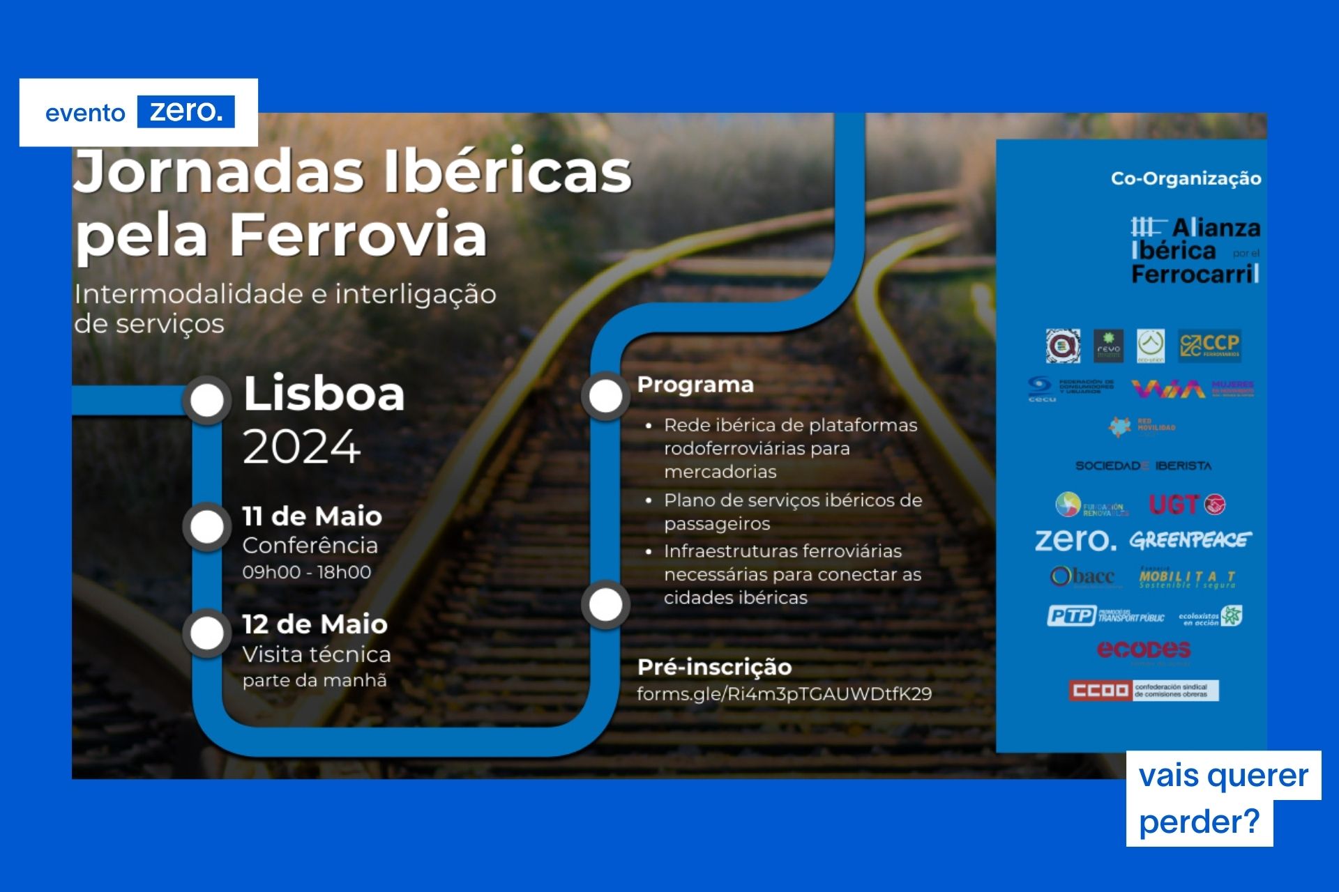 2.ª Edição das Jornadas Ibéricas pela Ferrovia