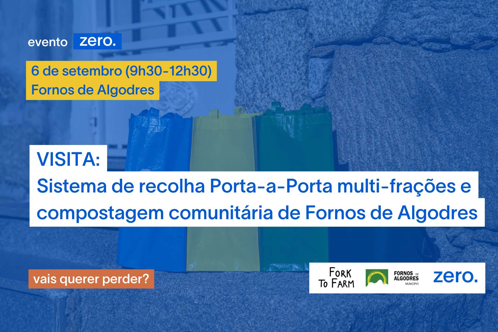 Visita: Sistema de recolha Porta-a-Porta multi-frações e compostagem comunitária de Fornos de ...