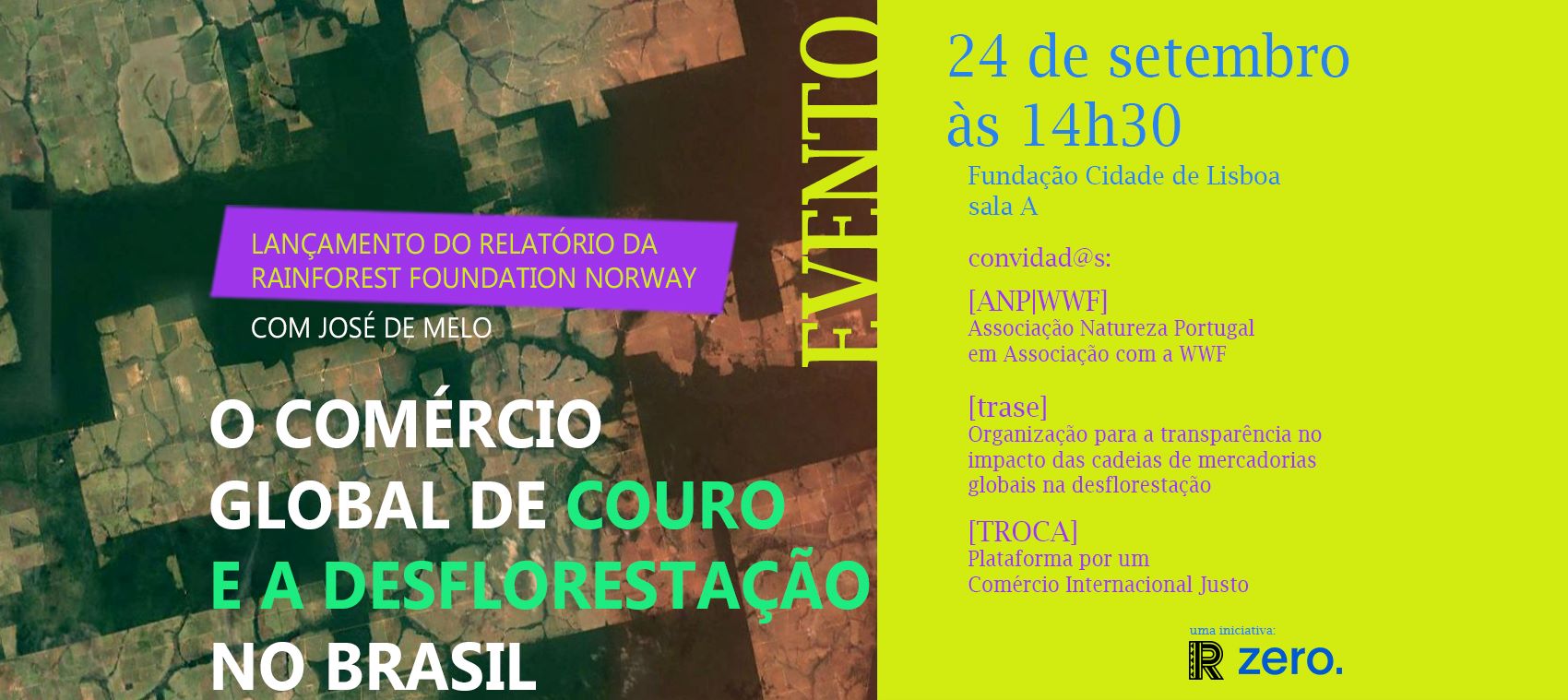 Lançamento: “O comércio global de couro e a desflorestação no Brasil”