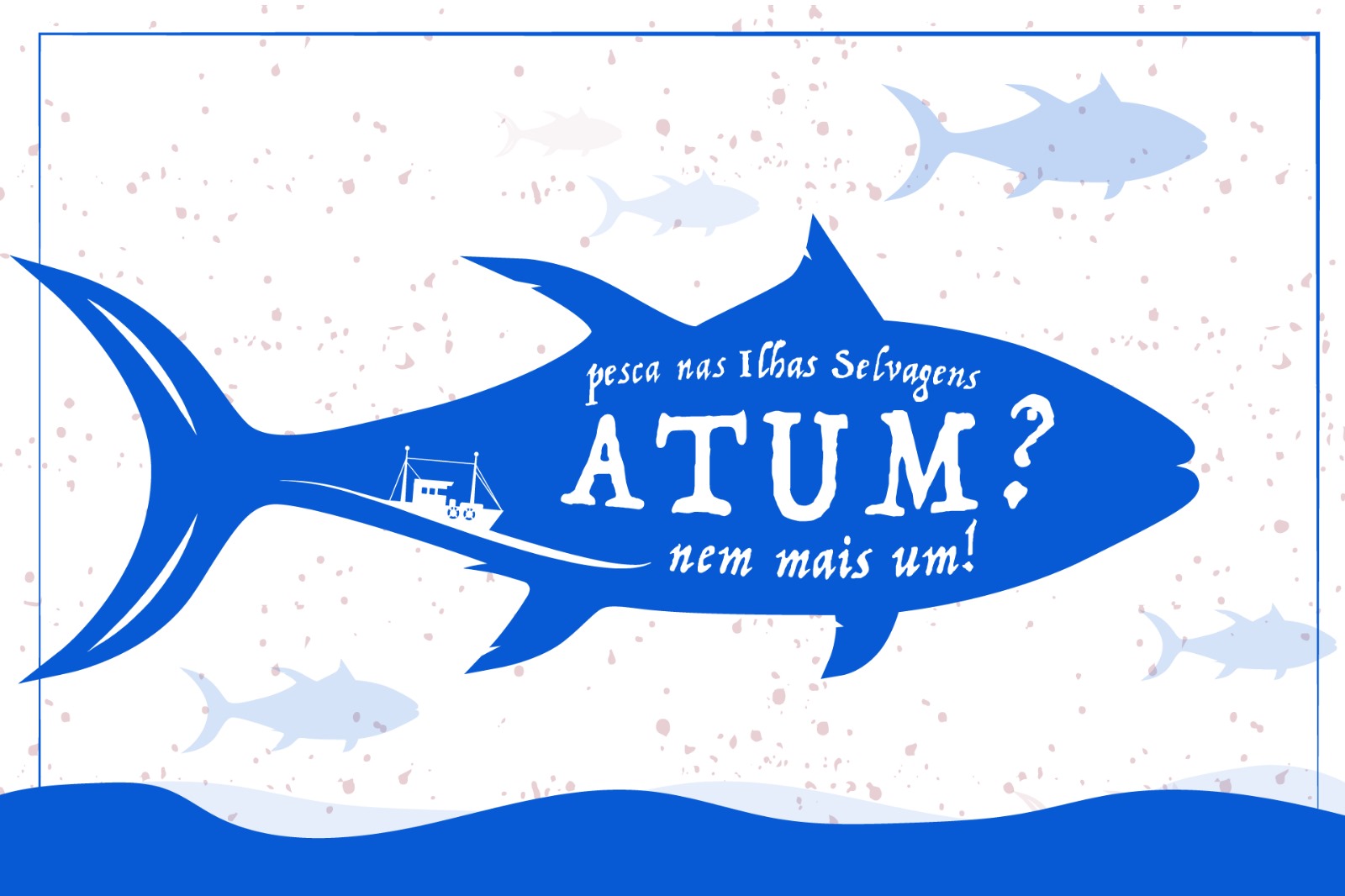 não à pesca atum selvagens