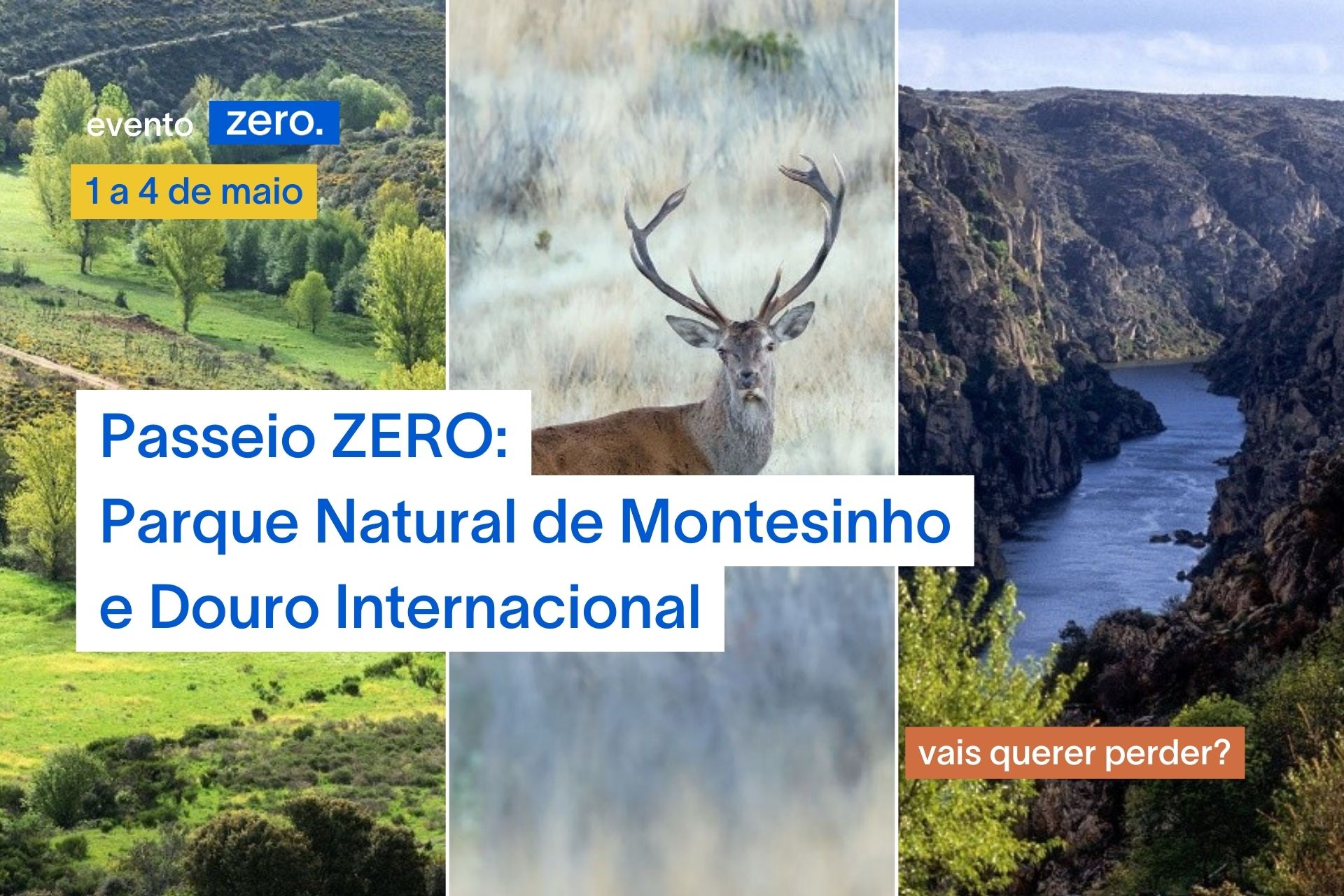 1 a 4 de maio | Passeio ZERO – Parque Natural de Montesinho e Douro Internacional