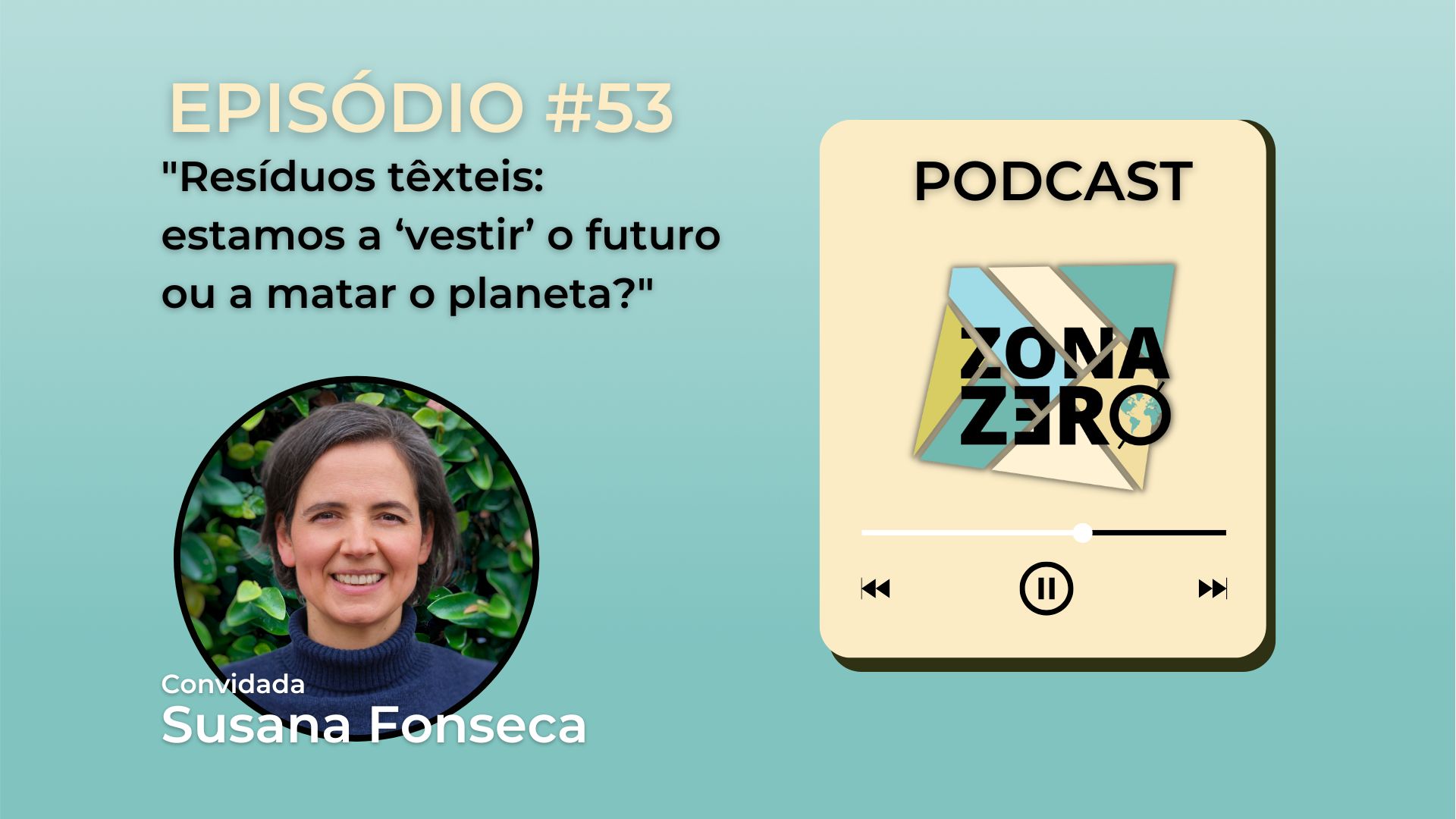 Episódio #53 | Resíduos têxteis: estamos a ‘vestir’ o futuro ou a matar o planeta?