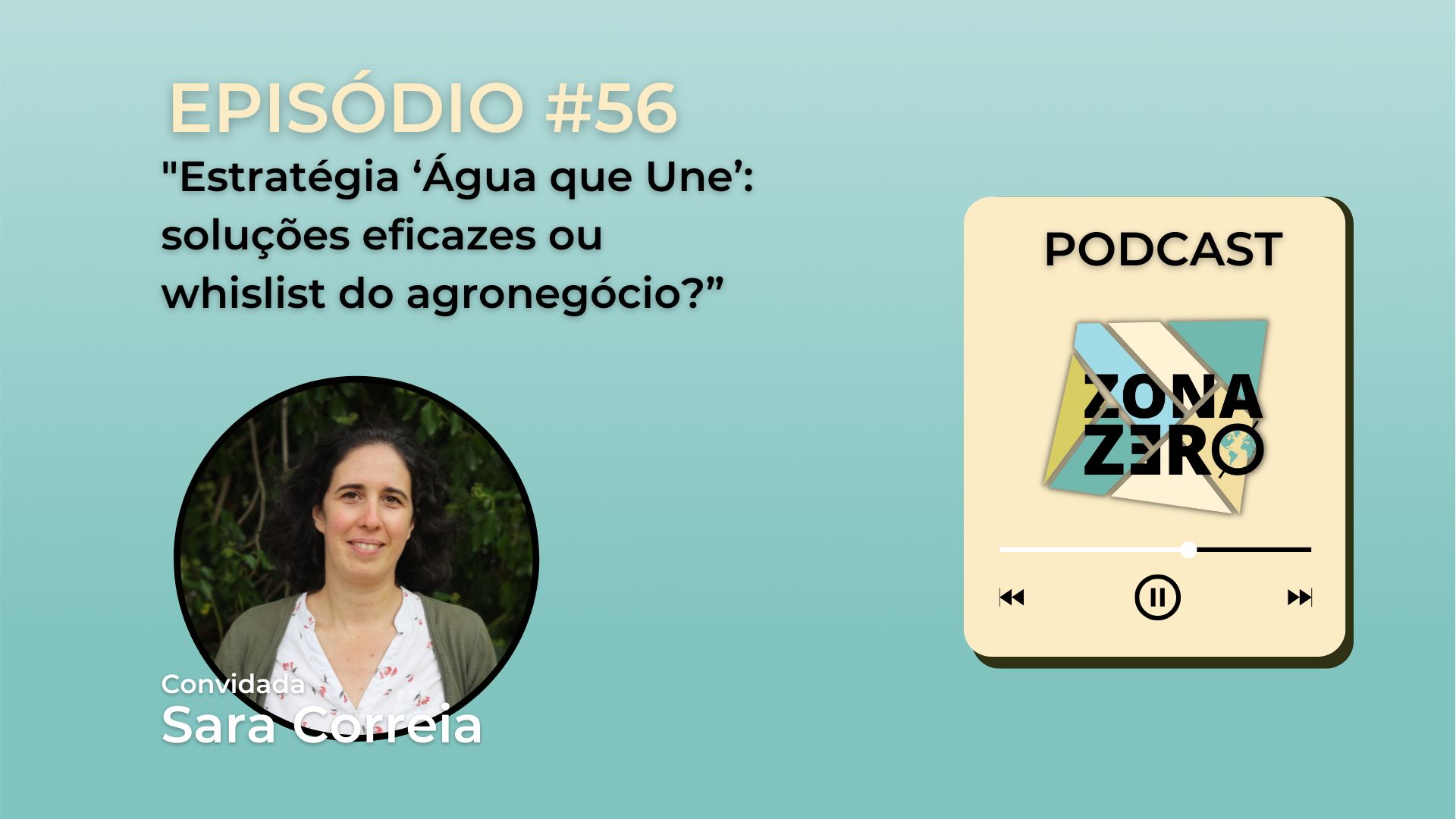 Episódio #56 | Estratégia ‘Água que Une’: soluções eficazes ou whislist do agronegócio?