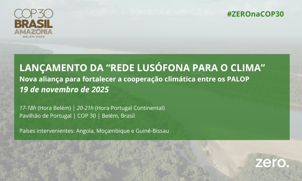 Lançamento da “Rede Lusófona para o Clima”