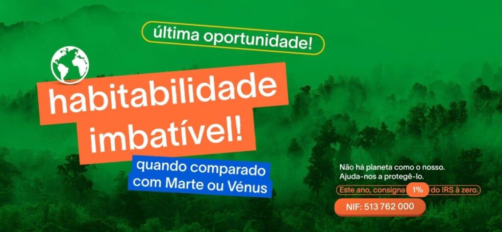 Consignação de 1% do IRS à ZERO